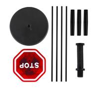 aqxreight Señal LED de Parada de Estacionamiento en Garaje con Poste y Luces Rojas Brillantes Tope Confiable para Vehículos para Estacionamiento Seguro y Preciso en Espacios Reducidos, Ideal para