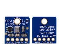 aqxreight Sensor de Micrófono MEMS de Silicio Módulo de Detección de Sonido de Alta Sensibilidad para Proyectos de Muestreo y Grabación FFT SPW2430 3.3 5V Diseño Compacto Fácil Integración para