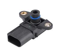 aqxreight Sensor de Presión de Aire del Colector de Admisión Sensor MAP Reemplazo Directo Duradero y de Alta Precisión para 128i 325i 328i 330i E90 E91 E92 E82 Plástico Negro 5,4 X 5,6 Cm
