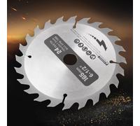aqxreight Sierra Circular de 165 Mm y 24 Dientes para Cortar Madera, Construcción de Carburo, Orificio de 20 Mm, Cortes para Sierras de Mano y de Mesa, Disco de Corte para Carpintería Mármol