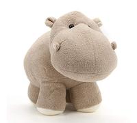 aqxreight Simulación Animal Elefante Hipopótamo Forma Peluche Juguete para Niños Regalos Decoración Hipopótamo Beige 40 X 25 Cm Atrae Agradable Fácilmente Sentimientos de Felpa para Niños Material