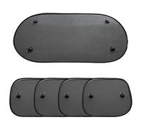 aqxreight Sombra de Ventana de Automóvil con 5 Piezas de Nylon Aferrado a las Solas Solas y Vehículos Familiares (Juego de cinco piezas + bolsa de cuerda)