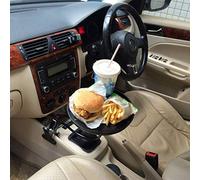aqxreight Soporte de Bandeja de Automóviles Clamp/Holder de 360 Grados en la Copa de Comida Bandeja de Comida para Automóviles para Bebidas Los Bocadillos del Diseño Pueden Armar a Cualquier Deseo.