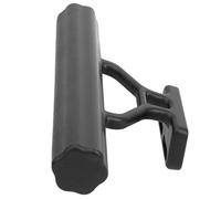 aqxreight Soporte de Extensión para Manillar de Bicicleta, Aleación de Aluminio, Soporte Ligero para Faros, para Teléfono de Computadora, Accesorio de Ciclismo de Fijación Doble Segura (Black)