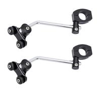 aqxreight Soportes de Parabrisas para Motocicleta 22 Mm Repuesto para | Construcción de ABS y Metal, Se Adapta a Manillares de 7/8 Pulgadas, Soporte único Universal para Montaje de Parabrisas de