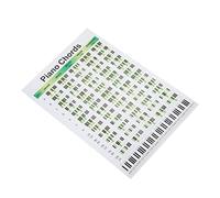 aqxreight Tabla de Acordes de Piano Práctica Educativa para Principiantes Referencia Fácil para Músicos Adecuado para Niveles Mejore su Diseño de Creación Musical para Uso a Largo Plazo (L)