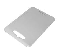 aqxreight Tabla de Cortar de Doble Cara de Acero Inoxidable 304 para Tabla de Cortar de Doble Cara de Acero Inoxidable 304, de de Cocina Versátil, para Preparación de Alimentos y 304 (S)