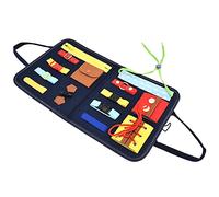 aqxreight Tablero de Actividades Liviano para Niños Pequeños Tablero de Actividades Educativo para Bebés de Vestir de Motor Fino de Juguete Vestir su Especial Es Aprender a Aprender Habilidades de