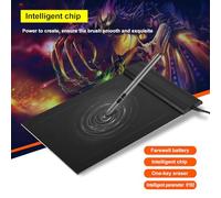 aqxreight Tableta de Tableta Gráfica S640 de 6x4 Pulgadas Dibujo de de Pluma 8192 Niveles