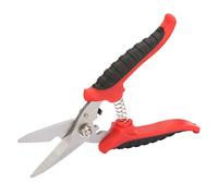 aqxreight Tijeras de Acero de Alta Resistencia de 180 Mm Herramienta de Corte para Electricistas, Jardineros y Bricolaje Diseño de Cabeza Recta Multifuncional para Láminas de Metal, Cables,