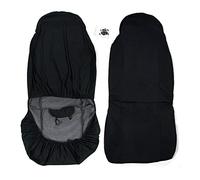 aqxreight Tirol Nueva Funda Universal para Asiento de Coche, Embalaje de una Sola Pieza, Funda Duradera para Asiento de Coche, Color Negro/Beige/Gris, para un Cómodo, Nuevo, Individual,