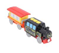 aqxreight Tren Locomotora a Batería, Tren Magnético Educativo de Plástico, Juguete para Niños, Regalo Escolar de Cumpleaños, Montar, Desmontar para Entrenar OPERACIÓN Magnético El Método Pequeño