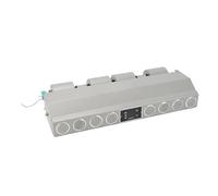 aqxreight Unidad de Evaporador de CA Automotriz Debajo del Tablero Evaporador de CA de Aire Acondicionado 35000 BTU Control Táctil de 3 Velocidades Control Remoto 8 (de circuito de 12 V 8 A.)