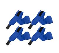 aqxreight Vendas de Forro Autoadhesivas para Patas de Caballo, 4 Unidades, Soporte de Compresión de Franela Suave para Entrenamiento de Equitación y Recuperación, Resistente a la Decoloración, (Blue)