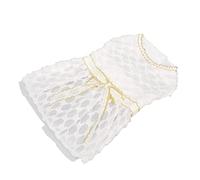 aqxreight Vestido de Princesa para Perros para Mascotas Pequeñas, Lindo Traje de Cachorro Suave y Transpirable con Detalle de Lazo, Ajuste Cómodo para Chihuahua Pug y Más (XS)