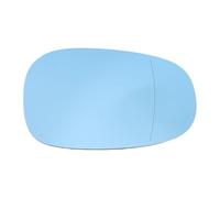 aqxreight Vidrio de Espejo Calefactable del Lado Derecho del Pasajero con Placa de Respaldo Azul 51167252894 Reemplazo de Vidrio de Espejo Retrovisor para Modelos E90 E91 E92 E93 E82 E88