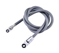 Aqxybgt Grifo de Cocina de Alambre de Nailon Negro/Gris, mangueras extraíbles for Grifo, Tubo de Manguera extraíble de Nailon Gris, Lavabo de Cocina, Lavabo, conexión (Color : Gray 1.5m), 75628