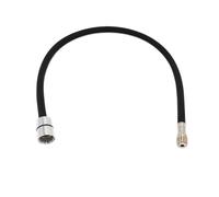 Aqxybgt Manguera de Agua Flexible Trenzada de Nailon for Cocina, Tubo Giratorio de Grifo extraíble, Color Negro y Gris, 50cm/60cm/85cm F1/2 M15 * 1 (Color : 60cm Black)
