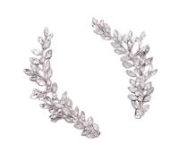 Aqxyedc 2 PCS Rhinestone Headband Clips Accesorios for el cabello nupcial Tiaras Diadema con peluquerías Joyas de cabello de boda Accesorios for mujer wanglan