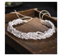 Aqxyedc Diadema de perlas Joyas for la cabeza de la novia Accesorios de boda Diadema de tiara de perlas en la cabeza Joyas for mujeres wanglan