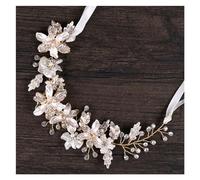 Aqxyedc Diademas de flores de concha for la novia Joyería for el cabello de la boda Flor Accesorios for el cabello de la novia for la joyería de las mujeres wanglan