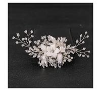 Aqxyedc Pearl Pearl Pearl Rhinestone Cabello de boda PEBS ACCESORIOS DE PELO DE NOMBROS for LAS MUJERES DE NOVIA DE PELO DE PELIGHT PELUCHA DE PISTA DE PIEL wanglan(Purple)