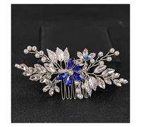 Aqxyedc Pearl Pearl Pearl Rhinestone Cabello de boda PEBS ACCESORIOS DE PELO DE NOMBROS for LAS MUJERES DE NOVIA DE PELO DE PELIGHT PELUCHA DE PISTA DE PIEL wanglan(Platinum Plated)
