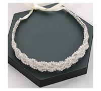 Aqxyedc Pearl Rhinestone Headband Tiara Hairband Accesorios de boda Nuevo diseño Accesorios for el cabello for mujeres Diadema de Rhinestone wanglan