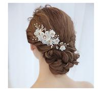 Aqxyedc Peines de pelo de flor de hilo for novia Accesorios for el cabello de la novia Peines hechos a mano en la fiesta del cabello Peinado for el cabello de la fiesta de la fiesta del cabello Acceso