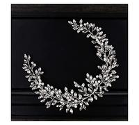 Aqxyedc Rhinestone Crystal Headbands Fashion Jewelry Accesorios for mujer Novia Boda Cabello Joyería Pearl Headbands for mujeres wanglan