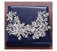 Aqxyedc Rhinestone Peine Peine Cabello Accesorios for el cabello Novia Peine Peine Rhinestone Boda DIEADA CUADRADAS CRISTAL DE LA NOVIA DE CRISTAL TIARAS ADROMENTE DE LA CABEZA wanglan