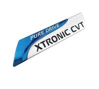 Aqxyju 1 Uds 3D Metal Pure Drive XTRONIC CVT Coche Maletero Trasero Insignia Pegatina Accesorios compatibles con x-Trail Juke Teana Tiida Pegatinas sexuales para automóviles