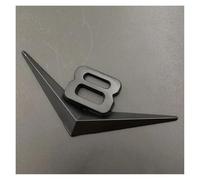 Aqxyju 1 Uds Estilo de Coche 3D Logo de Metal decoración calcomanía autoadhesiva V6 V8 Insignia Emblema Pegatina Pegatinas sexuales para automóviles(V8 Black)