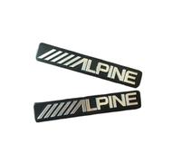 Aqxyju 10x /////Alpine ALPNE Altavoz Hi-Fi for Coche Audio Altavoz Insignia estéreo Emblema Pegatina decoración de Estilo de Coche Pegatinas sexuales para automóviles