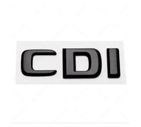 Aqxyju 3D ABS CDI CGI Logo Letras Etiqueta Engomada Del Tronco Trasero Del Coche Compatible con C200 C220 W204 W205 E220 E200 E250 W211 Emblema Insignia Accesorios Pegatinas sexuales para automóviles(