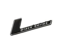 Aqxyju Etiqueta engomada del Coche Emblema Insignia calcomanías Serie Negra Logo Pegatina Compatible con SLS W204 W203 W207 W211 W219 C63 C63 Auto Styling Pegatinas sexuales para automóviles(Black)