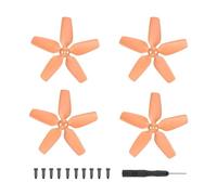 Aqxyki 2 Pares de Palas de hélice for reducción de Ruido, Piezas de Palas de hélice, Palas de ala de hélice, Accesorios for Drones(Naranja)
