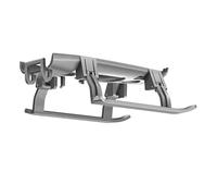 Aqxyki Trípode Elevado Plegable for Dron, Soporte de extensión de Tren de Aterrizaje Plegable(Gris)