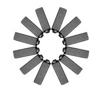 Aqxymju 12 Uds cepillo de carbono for Motor accesorios de cepillo de carbono 4x5,5x17mm cepillos de carbono ancla Motor secador de pelo eléctrico conjunto General