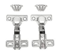 Aqxymju 2 unids/set 25mm bisagra de muebles pequeños amortiguador de Cierre Suave for cocina armario puerta bisagra amortiguador Hardware acero inoxidable(Size:2)