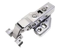 Aqxymju Bisagra de marco de Metal de aluminio for baño, cocina, armario de vino, zapatero, estantería, muebles de exhibición, bisagras de puerta de vidrio(Size:Silver Half Overlay)