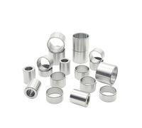 Aqxypas 1/10 Uds ID 3/4/5mm cojinete de Acero Casquillo Redondo Hueco Eje Manga Resistente al Desgaste guía Espaciador OD 4-14mm Longitud 2-20mm(10pcs,5x6x2mm)