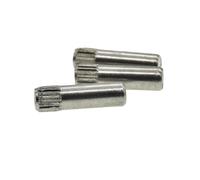 Aqxypas 10/20 piezas M2 M2.5 M3 M4 M5 M6 M8 GB119 pasador cilíndrico moleteado pasadores paralelos acero inoxidable 304 ( Size : M4-30mm(10pcs) )