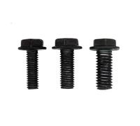 Aqxypas 10 tornillos M6/M7/M8 con rosca izquierda, clavos hexagonales con brida de 21/23 mm de longitud, acero al carbono(M6M7M8)