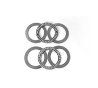 Aqxypas 2 uds rodamiento de Agujas de Empuje AXK5070 6085 6590 75100 85110+2AS(AXK751002AS-75x100x4)