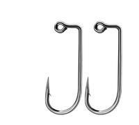 Aqxypas Anzuelo de Pesca de 50~200 Uds., Anzuelo de Plantilla de 90 Grados, Mango Largo de Acero al Carbono, Molde de Cabeza plomada, Anzuelo Aberdeen, Aparejos de Pesca de Agua Salada(Size-2-0 Gap-
