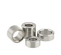 Aqxypas Arandela de buje de Acero Inoxidable M8 M10 M12, arandela espaciadora Redonda Hueca sin Rosca, Manga OD 12/14/16/20mm de Longitud 1-20mm(9x24x4mm (2pcs))