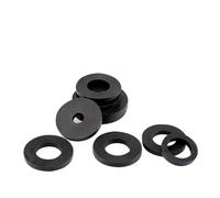 Aqxypas Arandela Plana Negra, Juntas de Goma de 2-42mm, Arandelas de Sellado antiaceite, Junta tórica Impermeable, amortiguadora for Grifo, tubería, Manguera de Agua(10x35x2mm-10pcs)