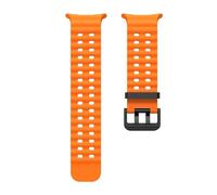 Aqxypas Banda deportiva Wave for Galaxy Watch Ultra Sport silicona impermeable bandas de repuesto ajustables Galaxy Watch Ultra(Orange)
