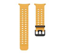 Aqxypas Banda deportiva Wave for Galaxy Watch Ultra Sport silicona impermeable bandas de repuesto ajustables Galaxy Watch Ultra(Yellow)